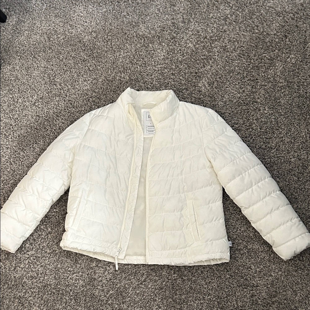 Gap cold control white Puffer Jacket, Size L